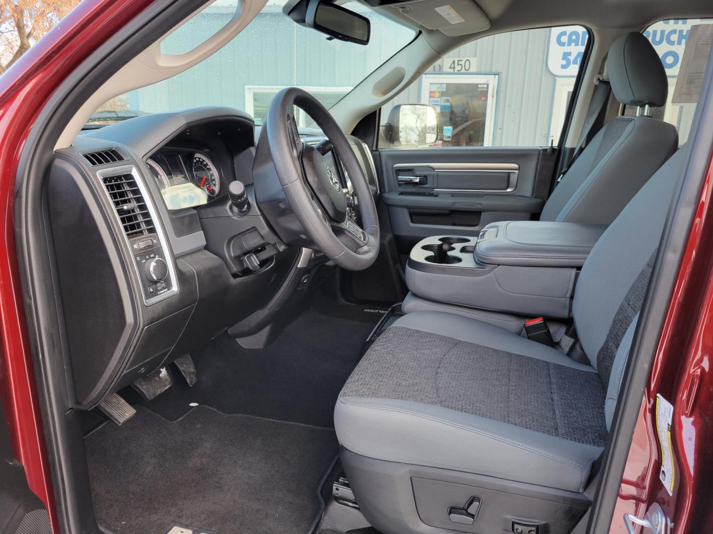 2018 Maroon /Black RAM 2500 SLT (3C6UR5DL4JG) with an 6.7 L Cummins Turbo Diesel engine, 6-Speed Automatic transmission, located at 450 N Russell, Missoula, MT, 59801, (406) 543-6600, 46.874496, -114.017433 - Only 12,839 Miles. Mint Condition/ 4 Wheel Drive. 6.7L Cummins Turbo Diesel. 6 Speed Automatic Transmission. Matching Topper. Touchscreen Display. AM FM Bluetooth. Power Drivers Seat. Air. Cruise. Tilt. Power Windows and Locks. Backup Camera. - Photo#13